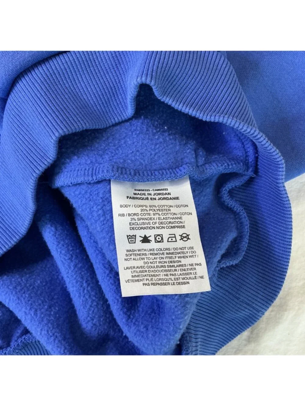 Nike Youth Sportswear Club Fleece Pullover Hoodie Size Large Comet Blue